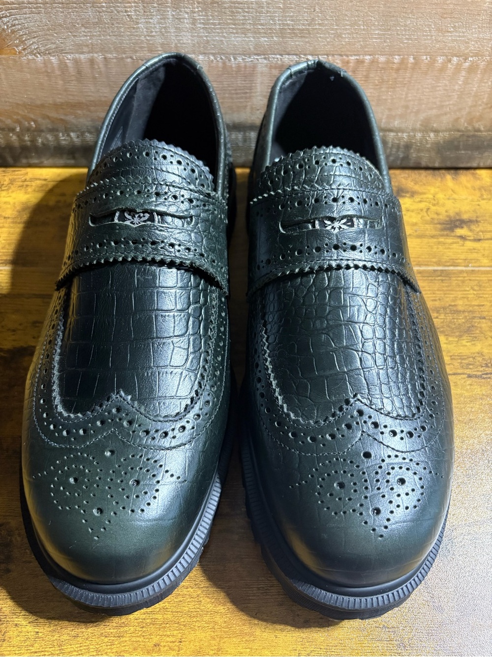 Dr. Martens Penton Brogue Emboss Leather Loafers